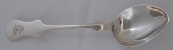 Large silver serving spoon sauce - Georg Kämpf, Vienna