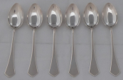 Six silver coffee spoons - Czechoslovakia 1929 - 1940
