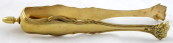 Silver and gilt sugar tongs - Philippe Berthier, Paris 1847 - 1851