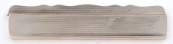 Silver case with comb