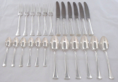 Art deco silver plated cutlery - Sandrik, Dolne Hamre