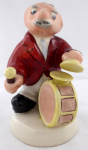 The drummer in the red jacket
