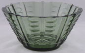Smoked glass bowl - Art deco