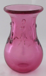 Vase of light ruby glass - Pavel Jezek