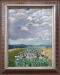 Frantisek Nachtigal - Young man at the poppy field