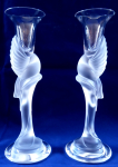 Pair of candlesticks with doves - Igor Carl Fabergé