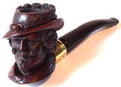 Pipe with cut musketeer head