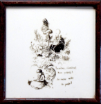 A tile with a rhyme by Mikolas Ales