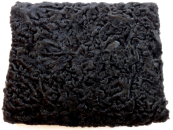 Karakul muff with pocket