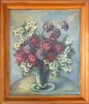 Talabardon Karla or Charlotte, by her own name Jelinkova Karla - Still life with flowers in a vase