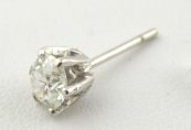 Elegantní zlaté náušnice s diamanty - 0,85 ct