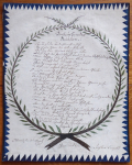 Dopis slečně z roku 1793