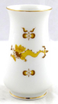 Vase with yellow Chinese dragon - Meissen